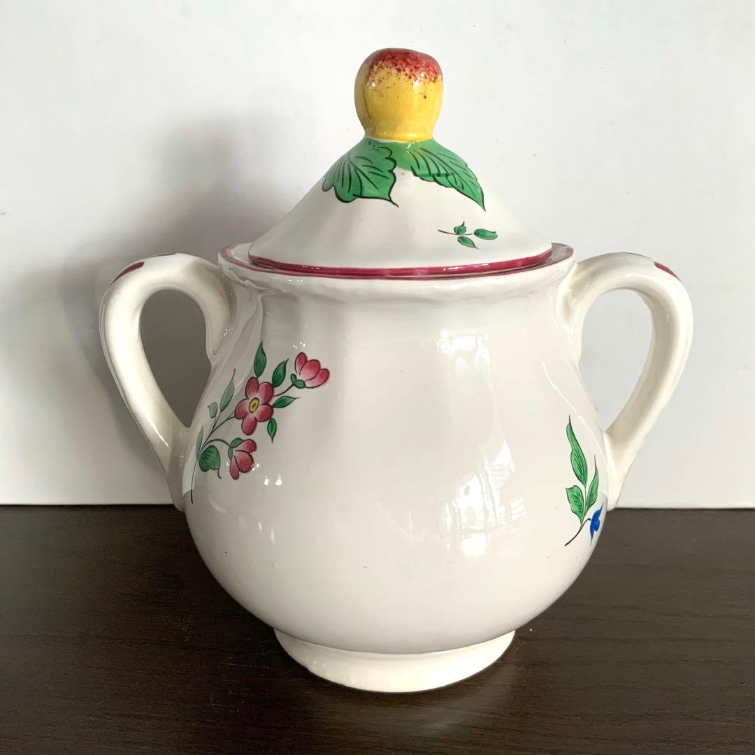 リュネヴィル　Lunéville ポット　シュガーポット　クリーマーのセット