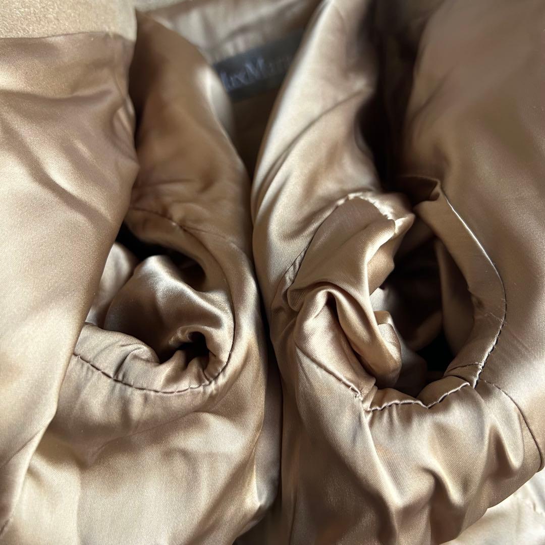 マックスマーラ 銀タグ チェスターコート ロング シングル ベージュ L