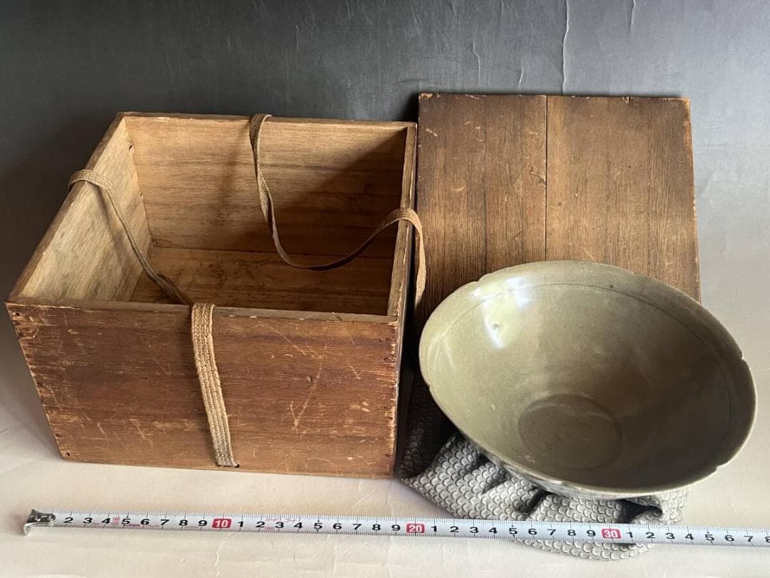 鉢■李朝 高麗李朝時代 高麗青磁 菓子器 大鉢 古玩 唐物 時代物 骨董品■