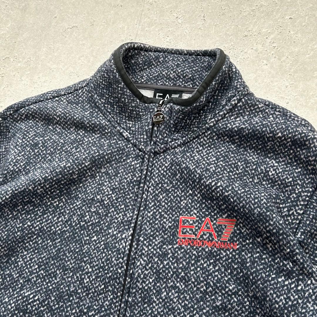 EMPORIO ARMANI EA7〔XXL〕大きい 裏起毛 ジップ ハイネック