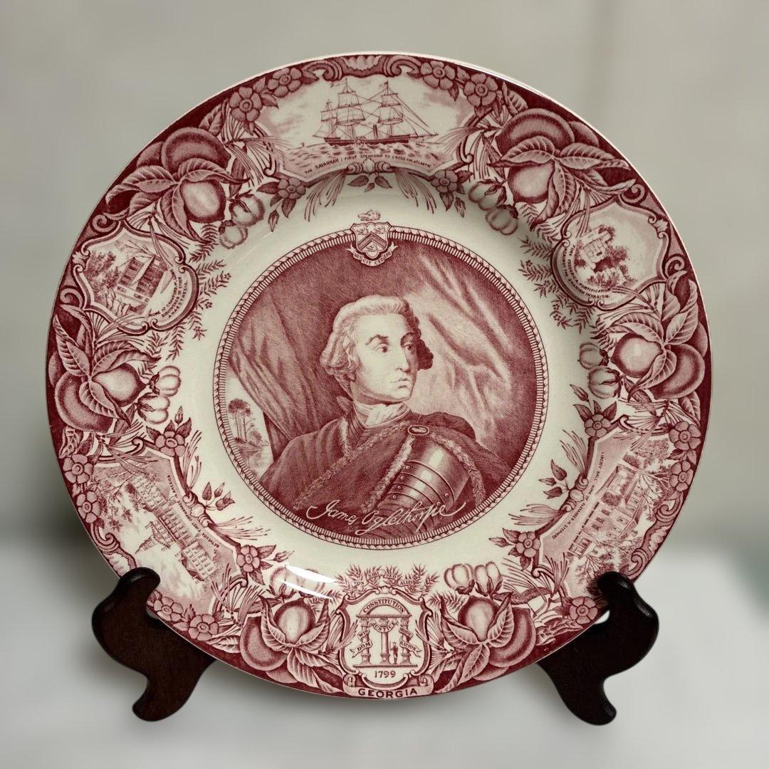  歴史記念プレート　赤　1枚