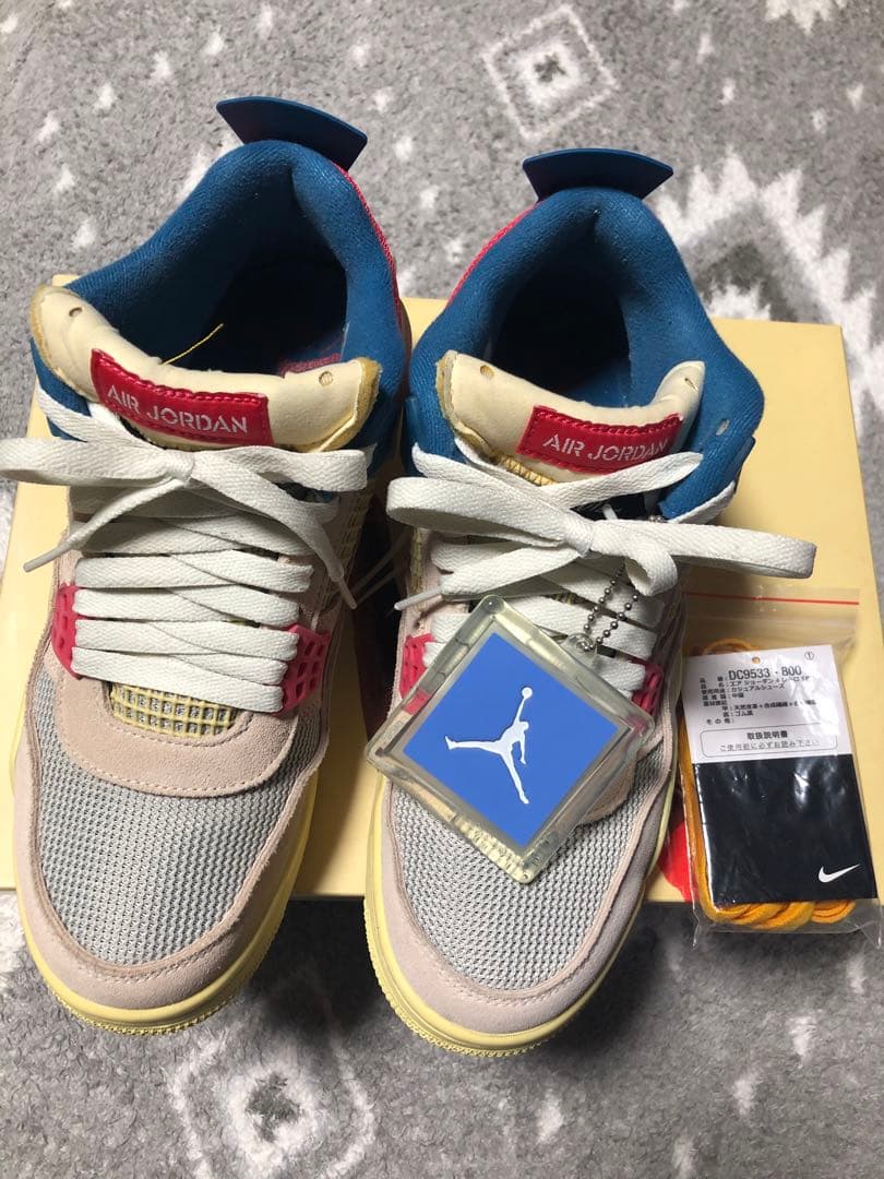 26㎝　Jordan 4 × Union LA Guava Ice 美品