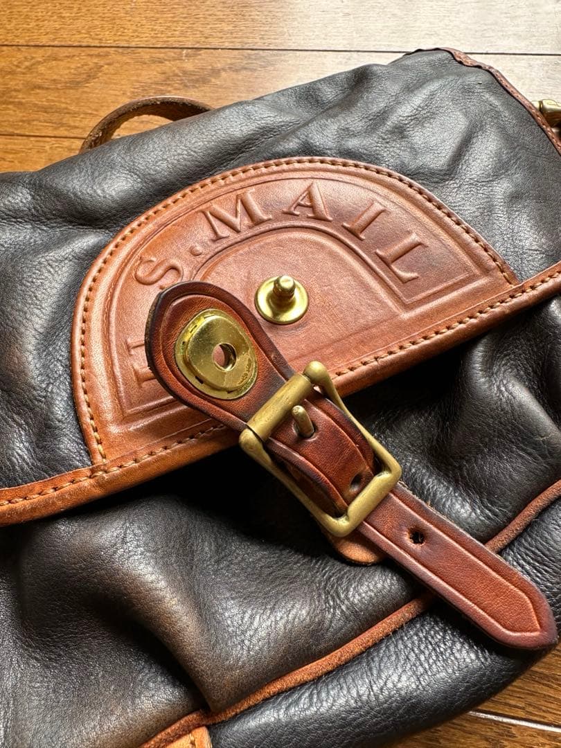 U.S.MAIL ポストマンバッグ ショルダーバッグ 本革 レザー