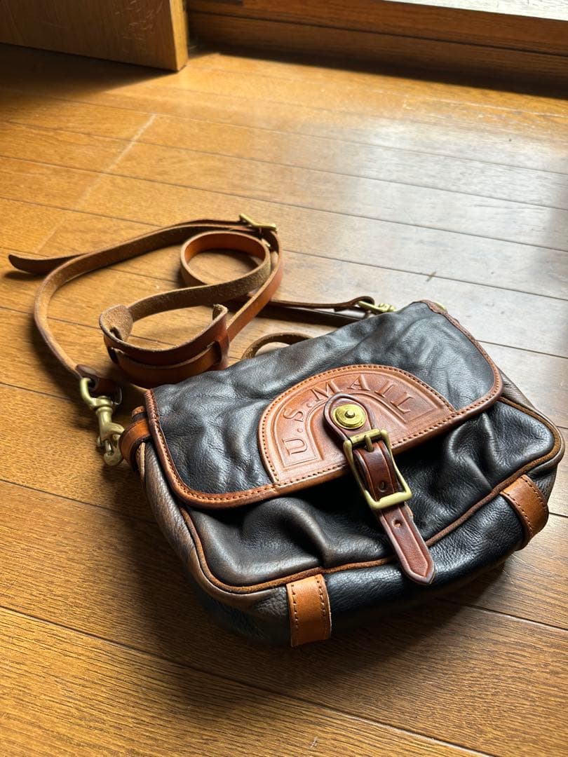 U.S.MAIL ポストマンバッグ ショルダーバッグ 本革 レザー