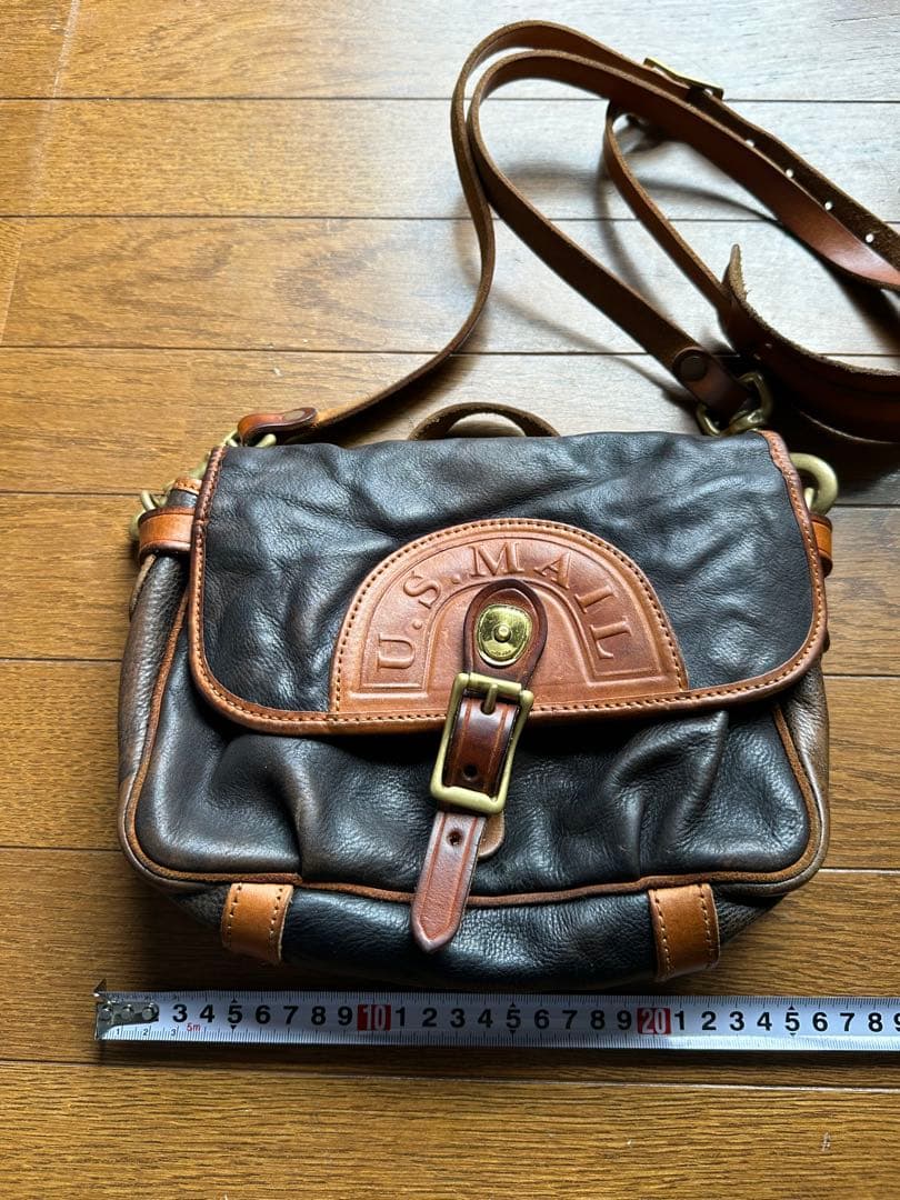 U.S.MAIL ポストマンバッグ ショルダーバッグ 本革 レザー