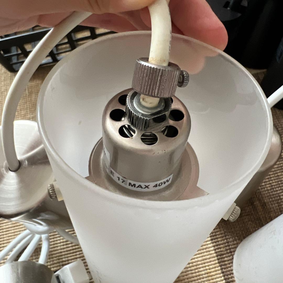 縦長　ペンダントライト　3本セット