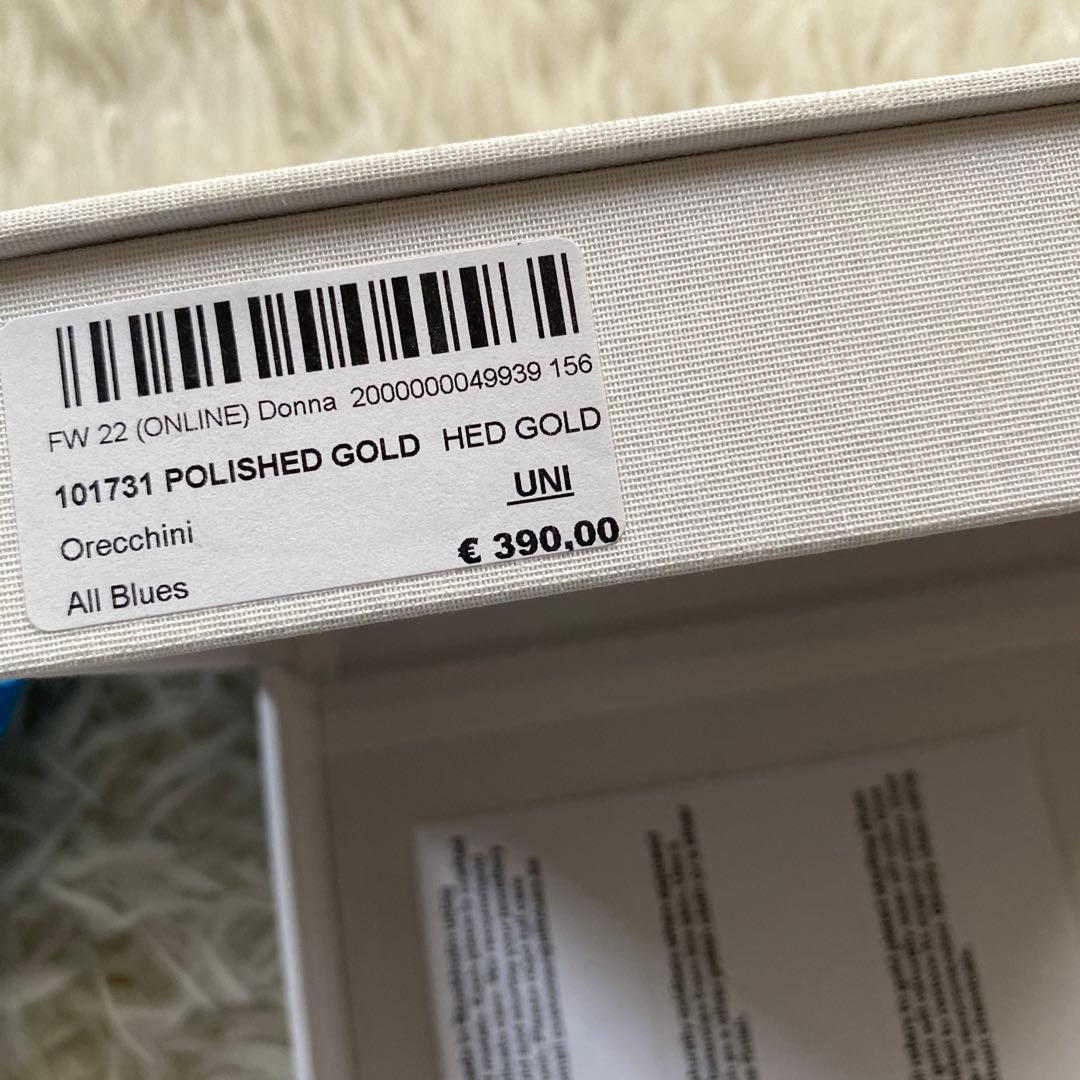 KiwiAll Blues フープ ピアス パール 輪っか 円　ゴールド