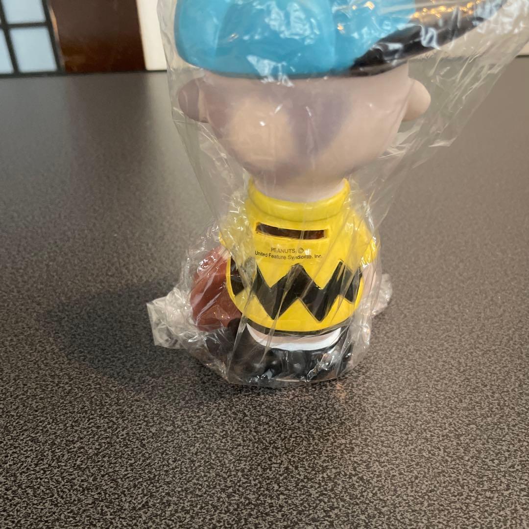 スヌーピー 貯金箱 ソフビ