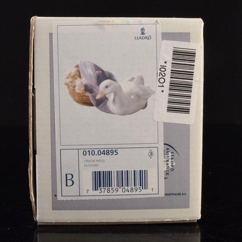 リヤドロ　LLADRO　アヒルの親子　置物　箱付　C　8710