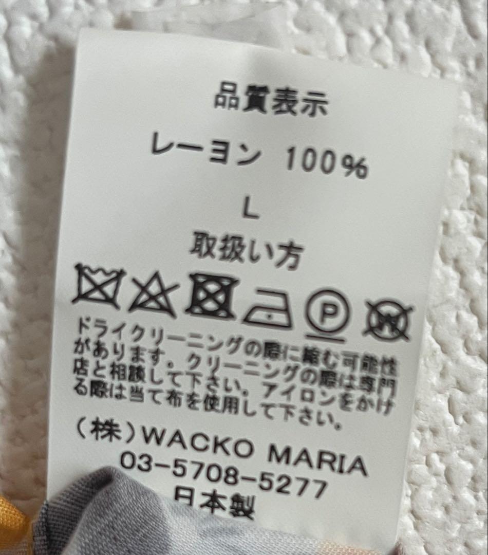 ワコマリア　アロハシャツ　TIM LEHI Lサイズ