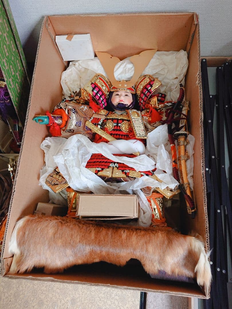 五月人形 三段飾り