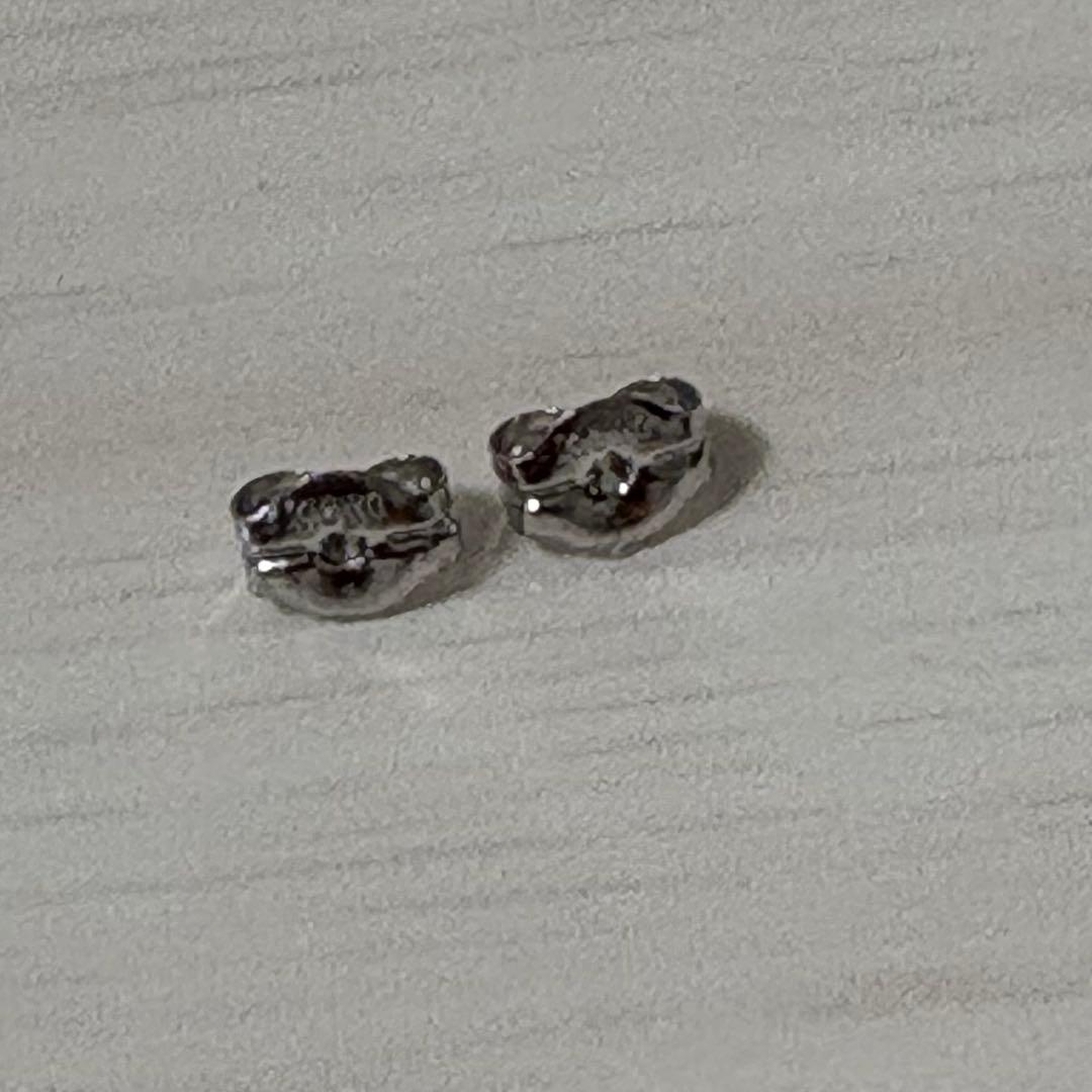 k18WGダイヤモンドピアス