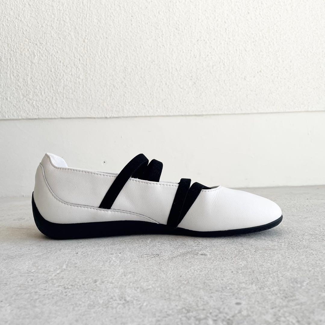 極美品！PUMA プーマ スピードキャット バレエ ホワイト×ブラック22.5