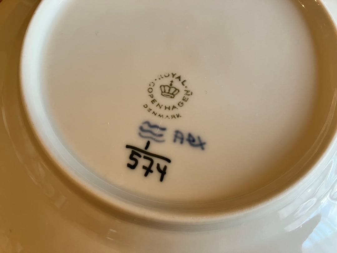 ロイヤルコペンハーゲン　ブルーフルーテッドハーフレース　17プレート×6