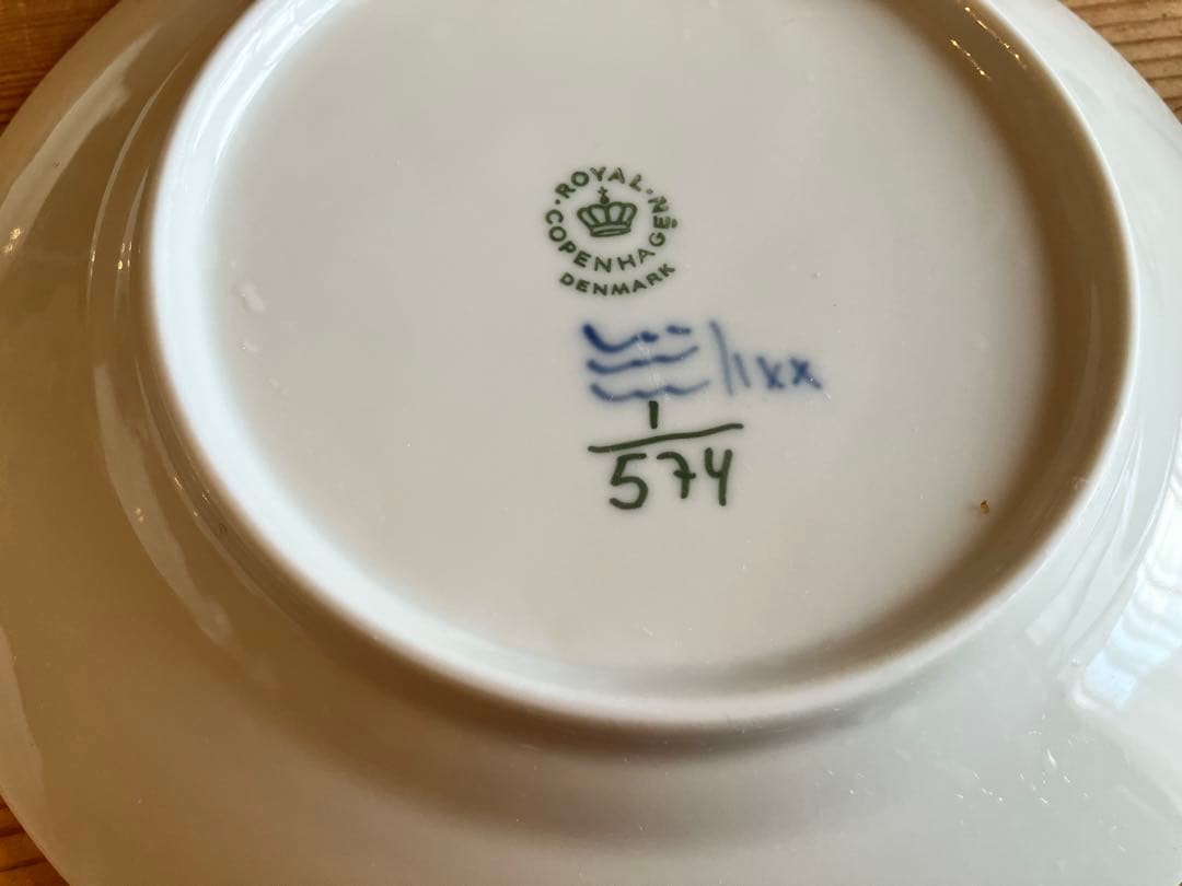 ロイヤルコペンハーゲン　ブルーフルーテッドハーフレース　17プレート×6