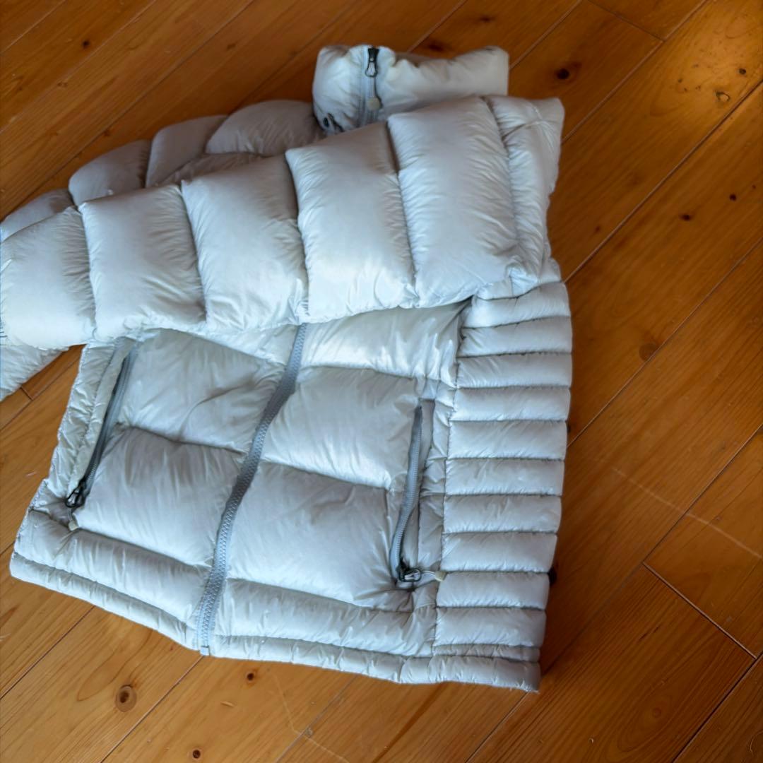 Mノースフェイスレディース800ホワイトシルバーダウンジャケットパーカー