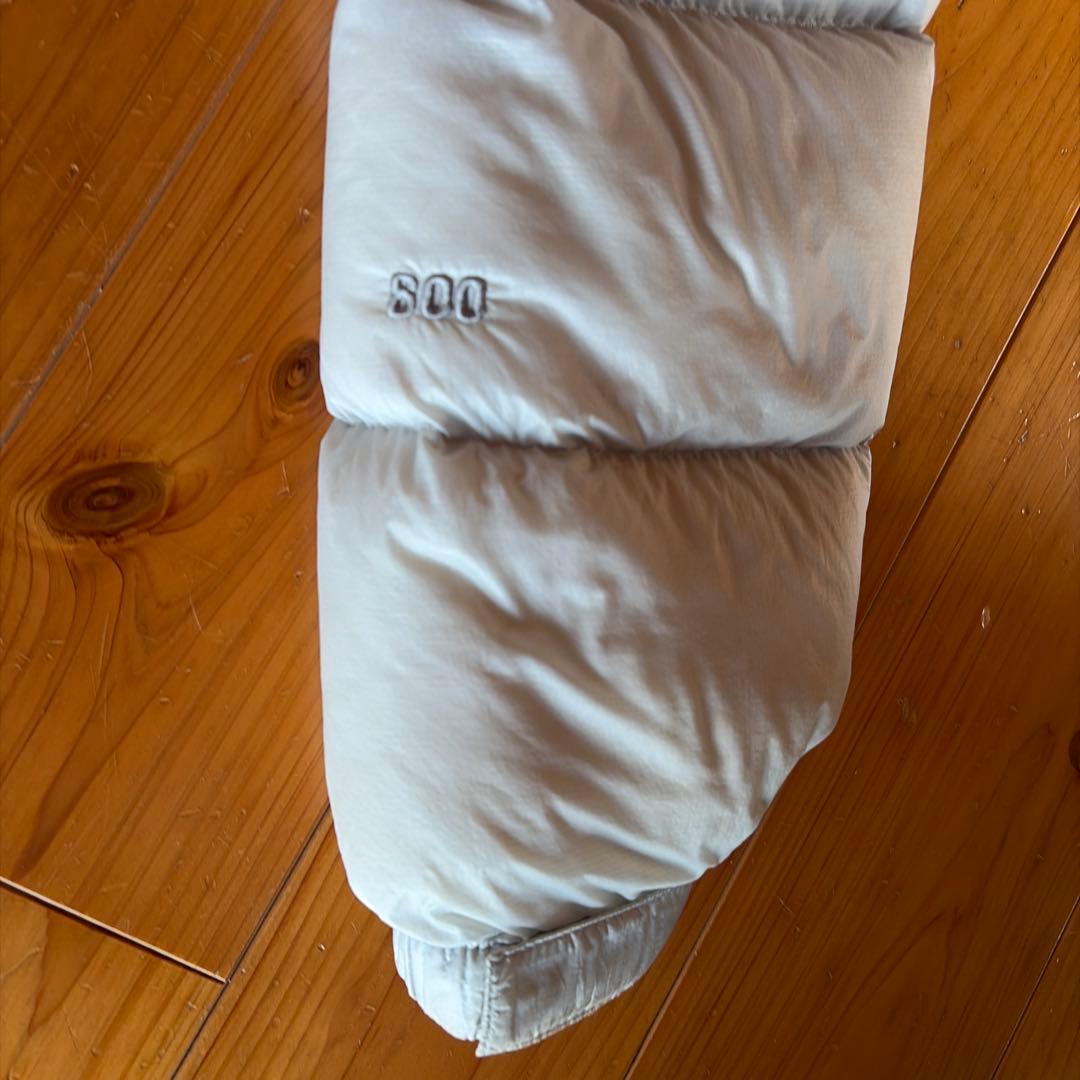 Mノースフェイスレディース800ホワイトシルバーダウンジャケットパーカー