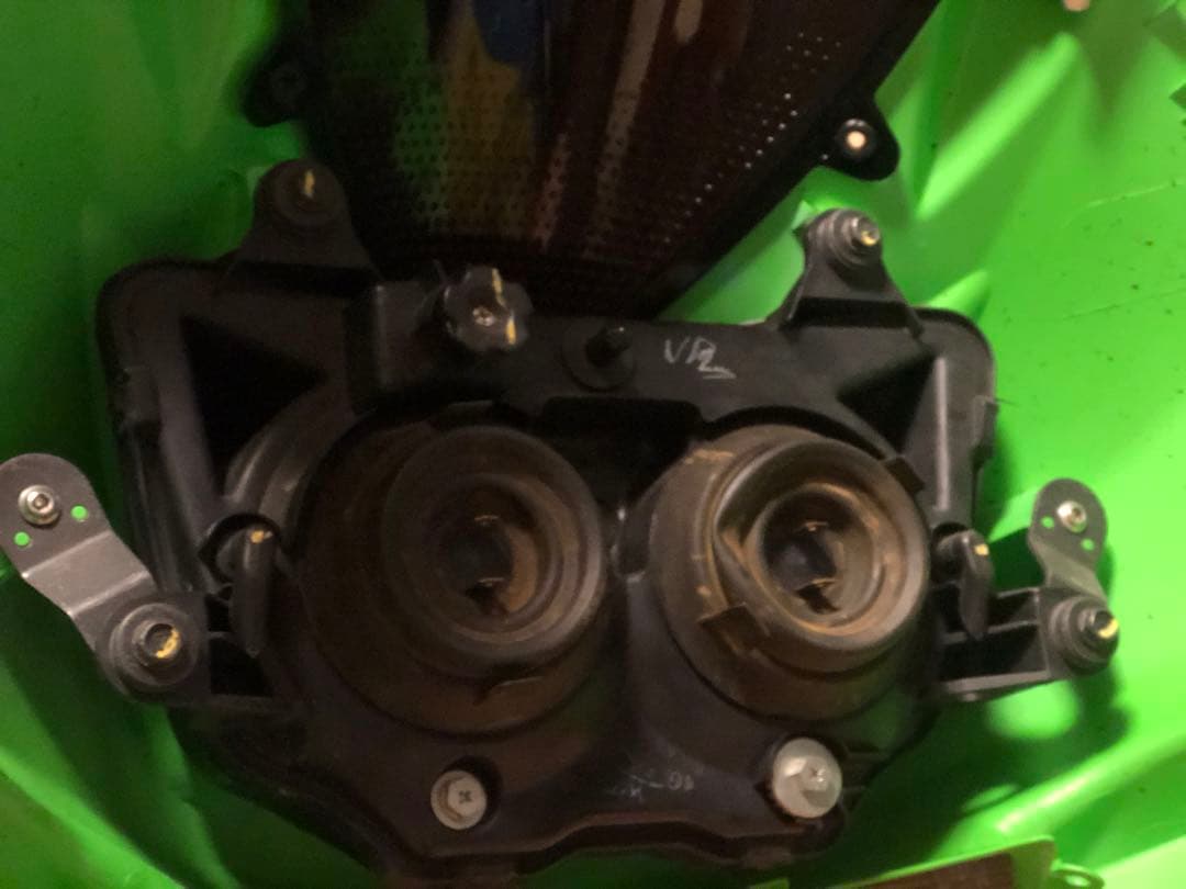 ニンジャ250r 12年式　ヘッドライト　ミラー　フロントカウル　社外カウル