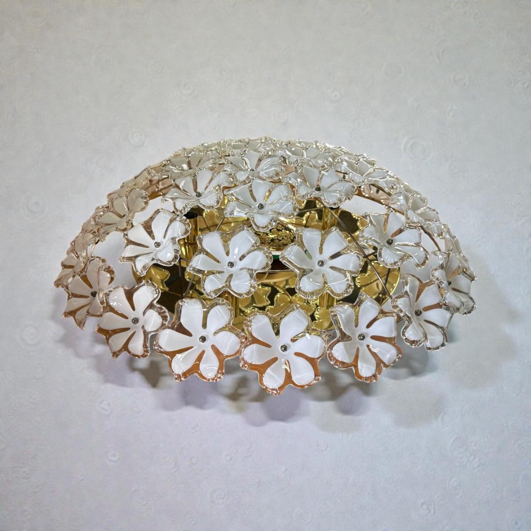 キシマ Bouquet ブーケ シーリングライト フラワーガラス 大型照明