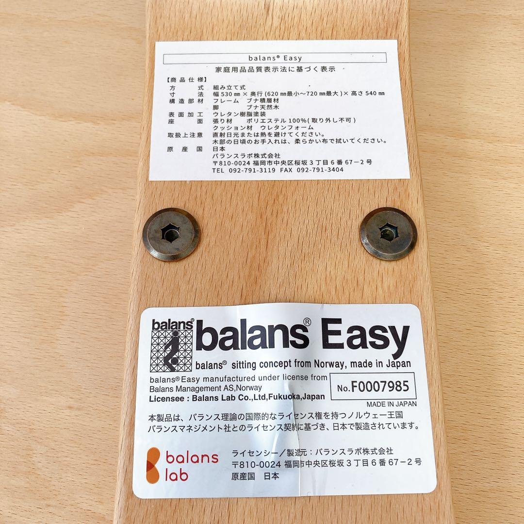 良品 Balans EASY バランスチェア イージー バランスラボ