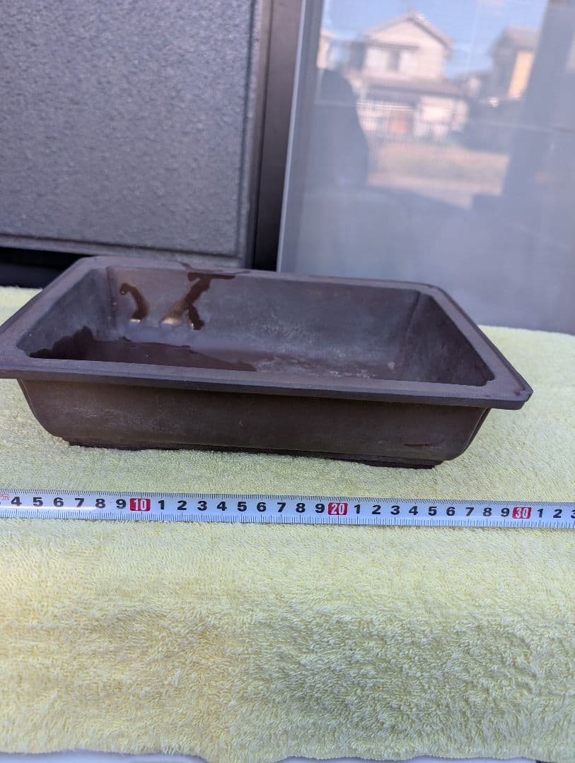 盆栽鉢、常滑 30cm松泉焼