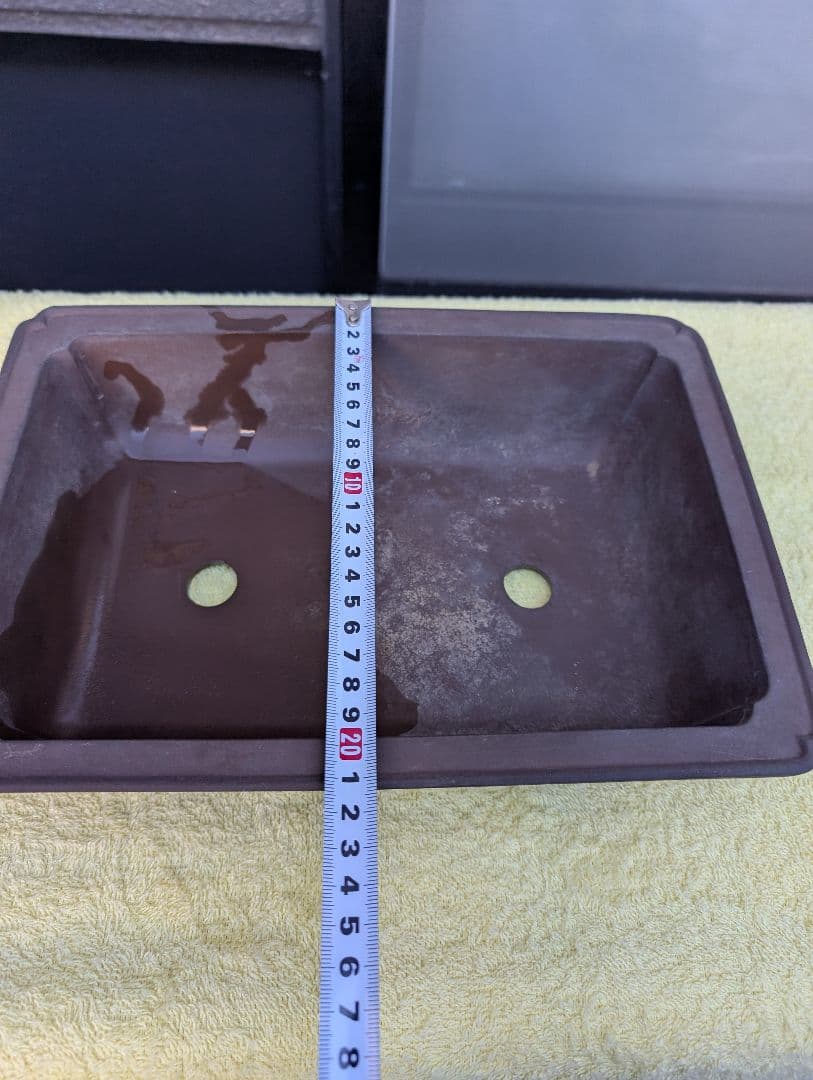 盆栽鉢、常滑 30cm松泉焼