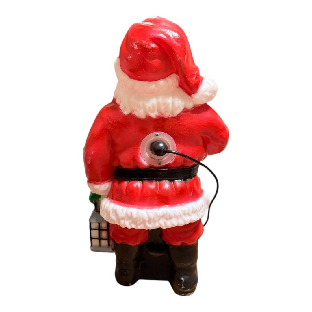 光るサンタクロース 電灯 75cm クリスマス電飾　ヴィンテージ置物