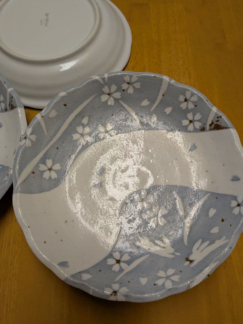 完全新品未使用20枚/美濃焼「志野うさぎ」シリーズ/2和盛皿やパスタにも