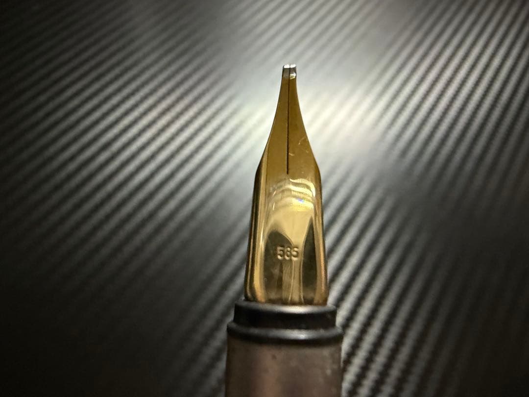 モンブラン ノブレス スリムライン 14金モデル B 太字 万年筆