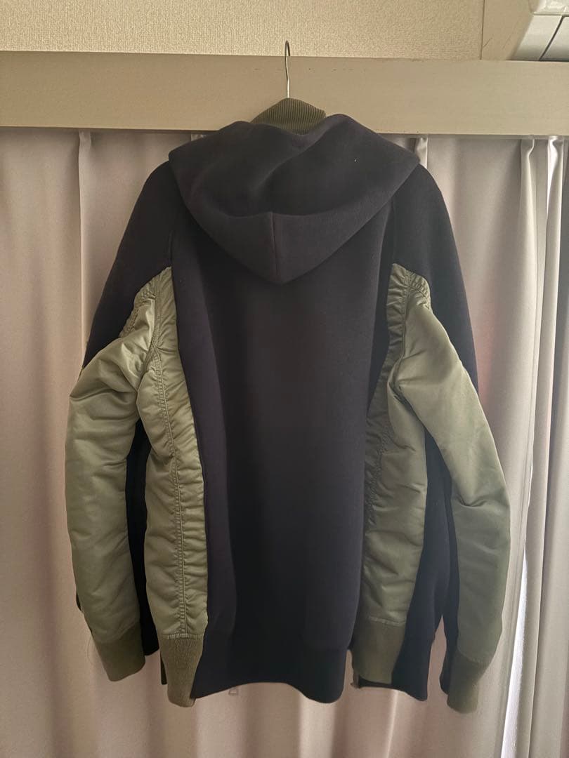 sacai ドッキングパーカー