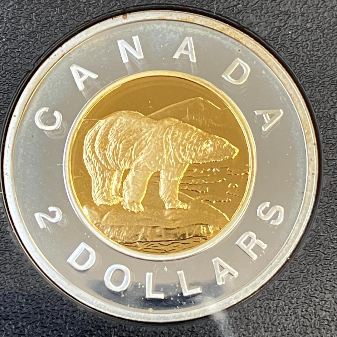 カナダ国旗40周年記念 プルーフ貨幣セット 2005年