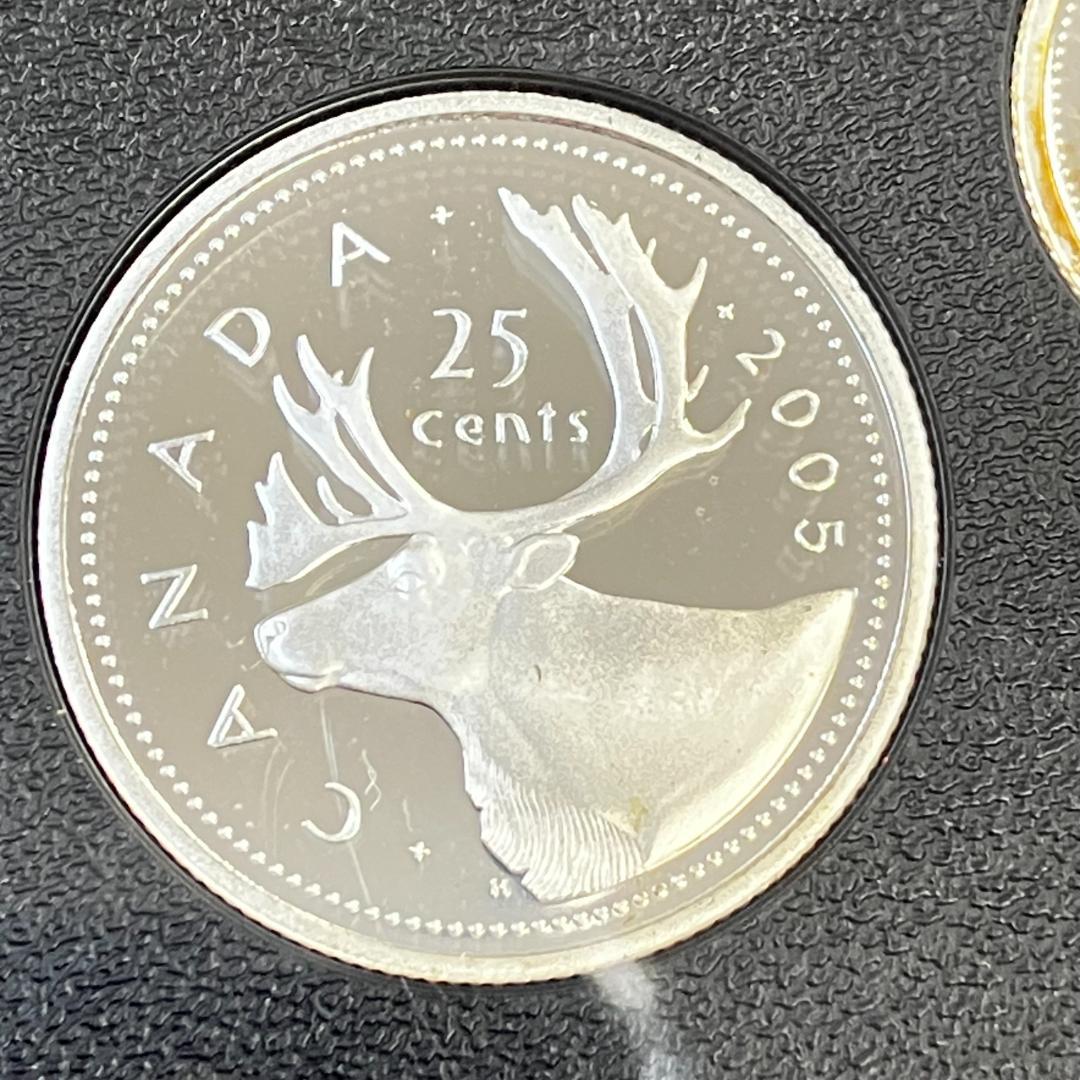 カナダ国旗40周年記念 プルーフ貨幣セット 2005年