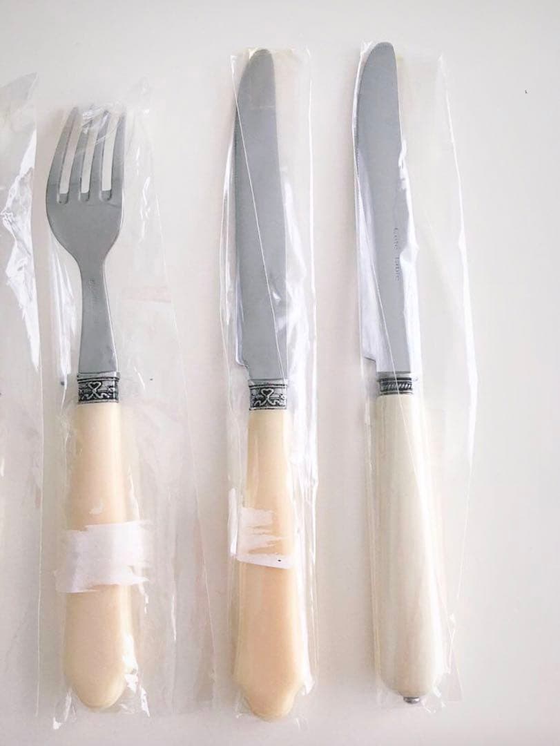 (新品) Cote Tableリボン カトラリー(10個セット)