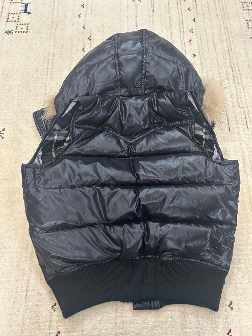 【美品】BURBERRY BLUE LABLEファー付きダウンベスト