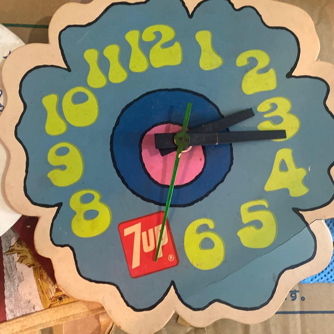 1970's ヴィンテージ Peter Maxデザイン 7up 小