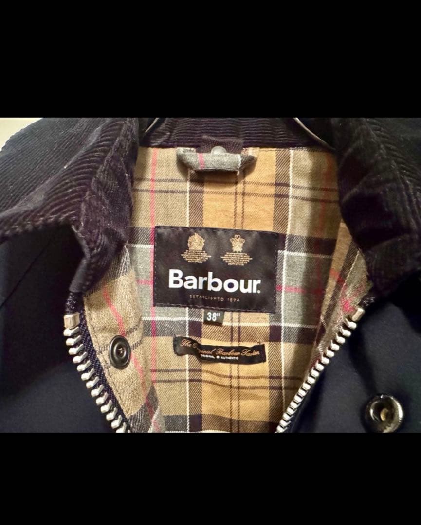 Barbour ビデイル SL 2レイヤー サイズ38
