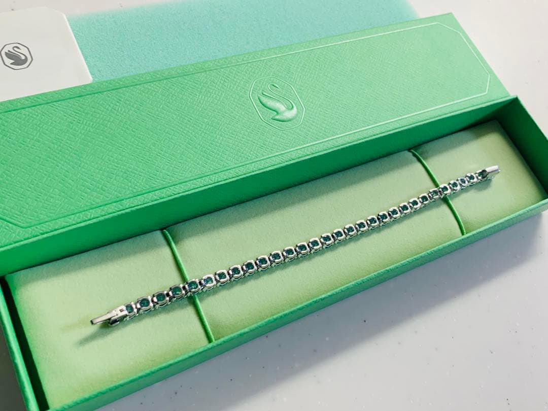 ほぼ新品　スワロフスキー Matrix Tennis ブレスレット M