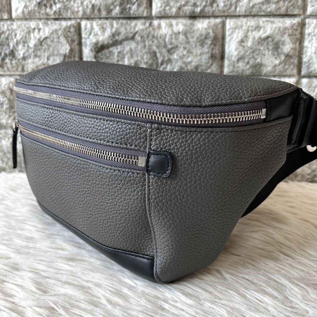 【新品未使用】ジョゼフオム　シンセティックシュリンクレザー　ボディバッグ