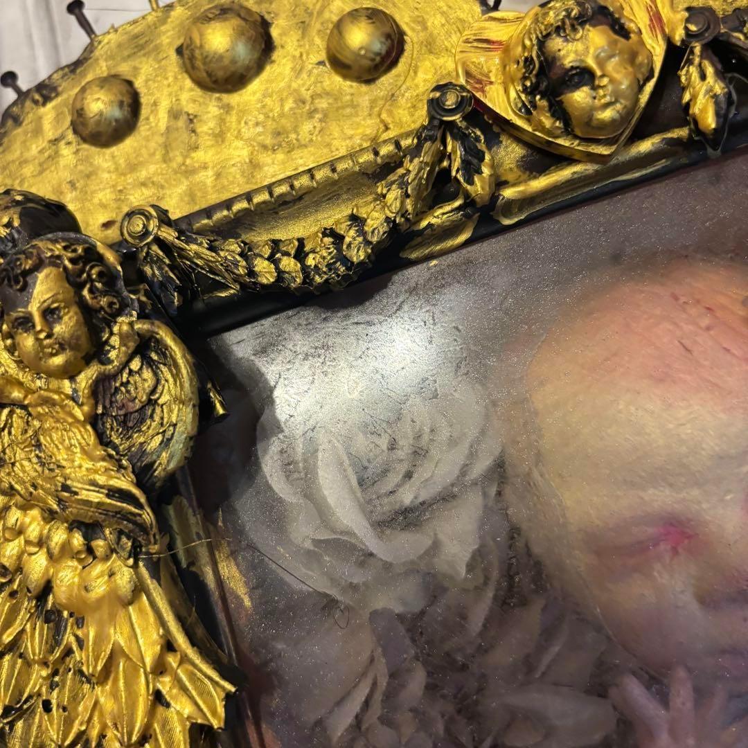 【Special Price】 天使心臓(ゴールド)オブジェ