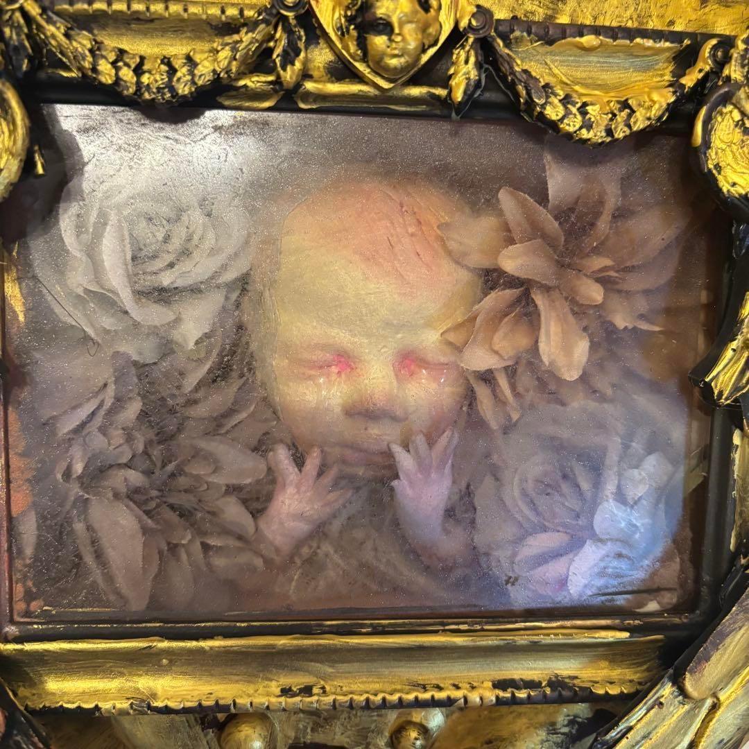 【Special Price】 天使心臓(ゴールド)オブジェ