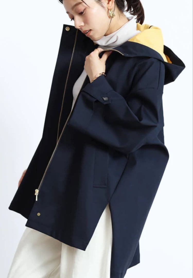 Grandtable　バイカラーオーバーコート