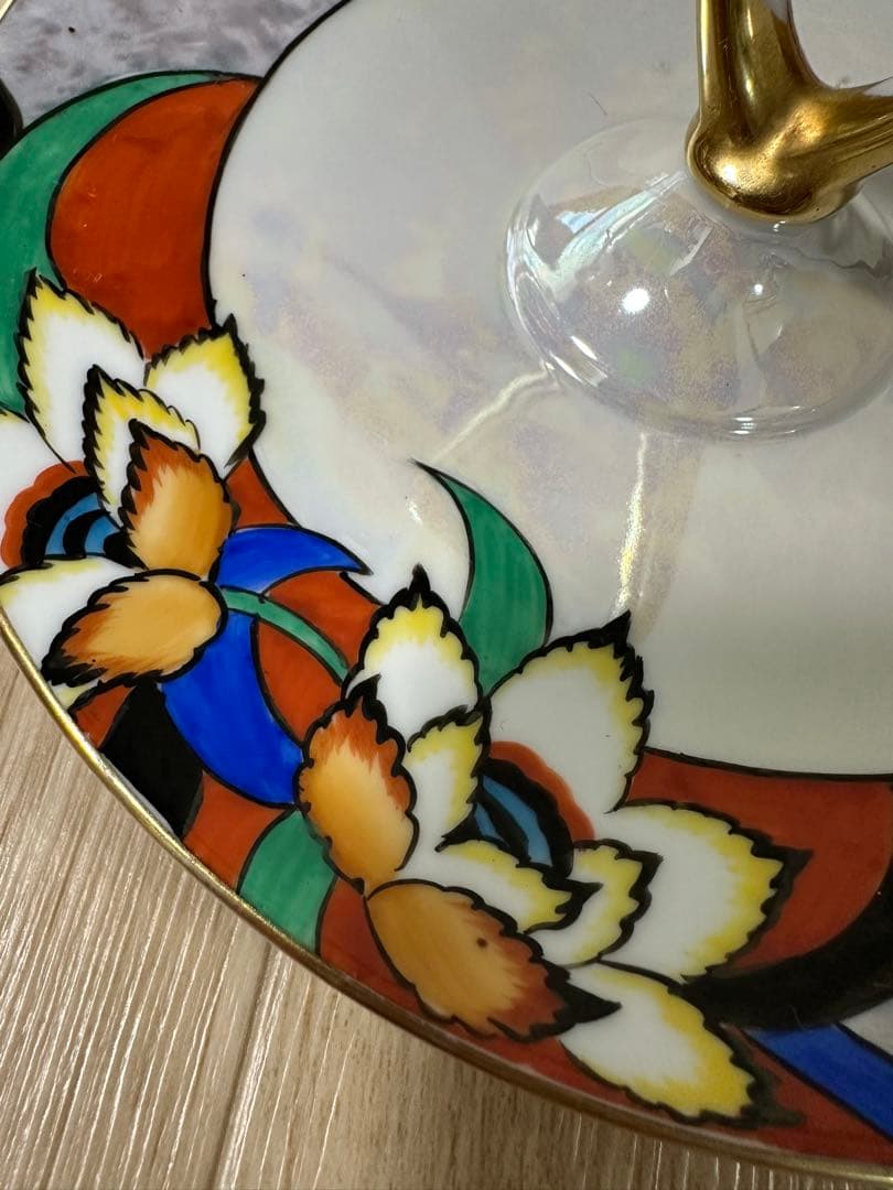 希少 オールドノリタケ スナック　プレート サービング　マルキ印