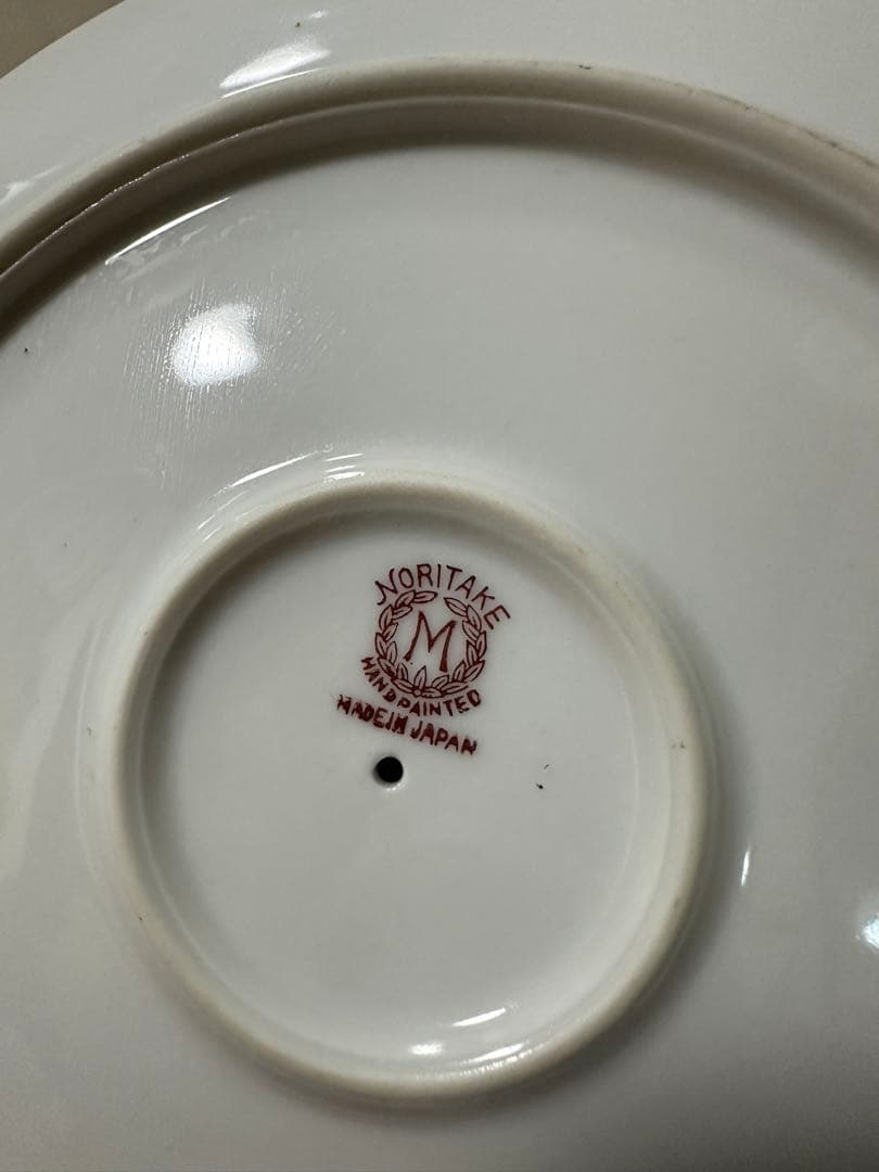 希少 オールドノリタケ スナック　プレート サービング　マルキ印
