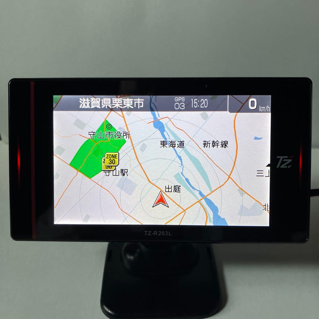 TZ-R203L GPS搭載レーダー探知機本体【リモコン】【作動確認済】