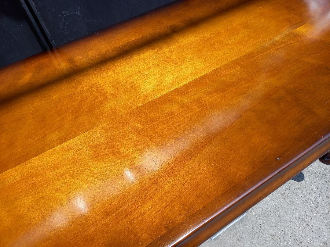 希少　1970's　飛騨産業　透かし彫り　花柄模様　ラック付属　ローテーブル