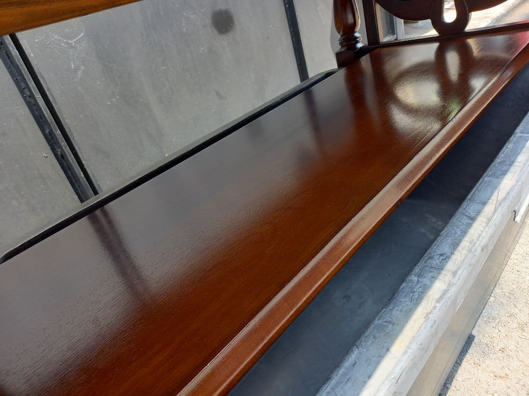 希少　1970's　飛騨産業　透かし彫り　花柄模様　ラック付属　ローテーブル