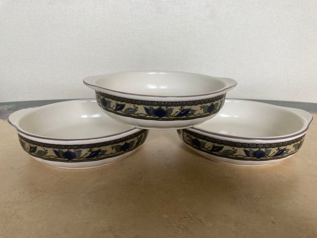 ママMIKASA アラベラ ラウンドグラタン皿、長皿各3セット