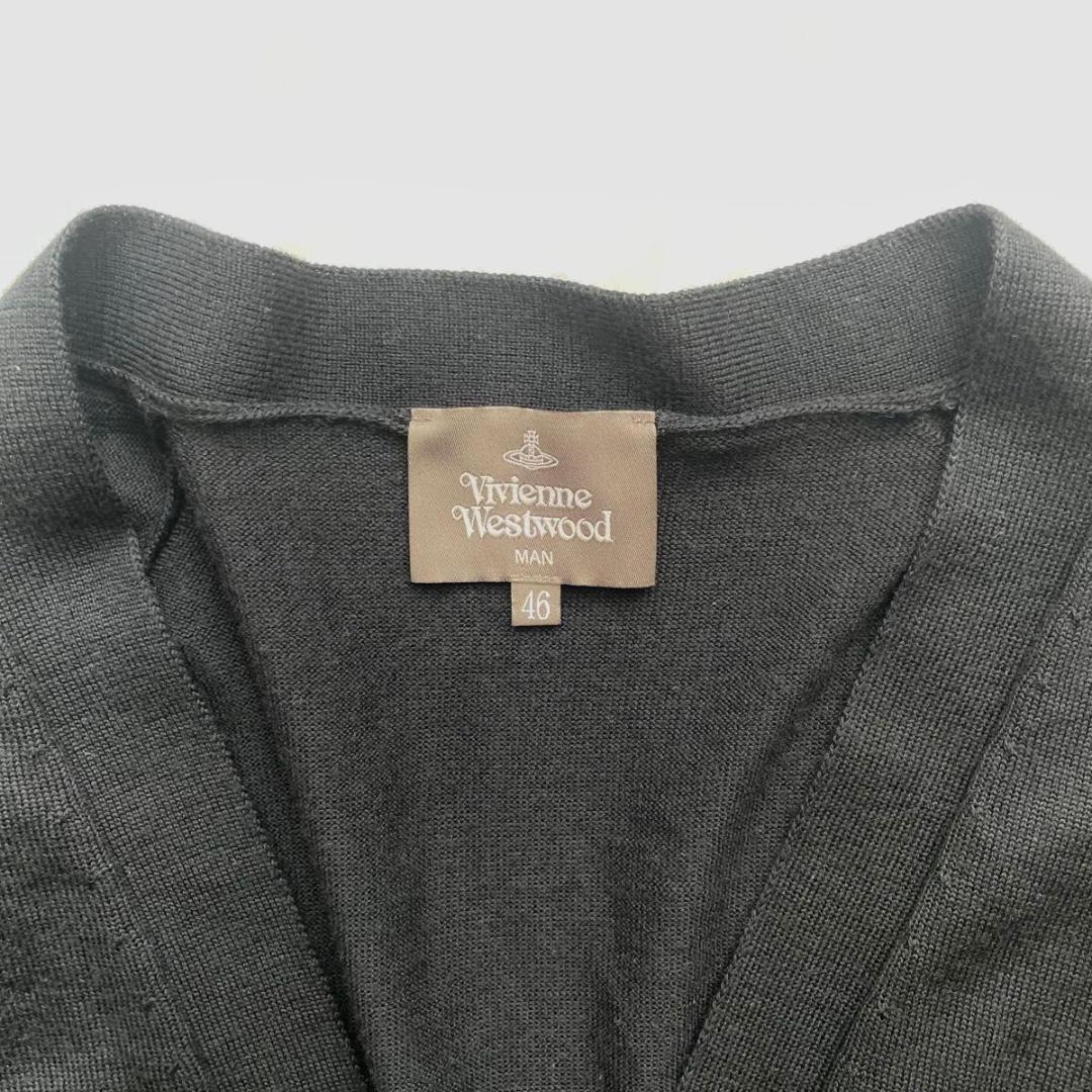 【美品】Vivienne Westwood 変形カーディガン オーブ刺繍　M