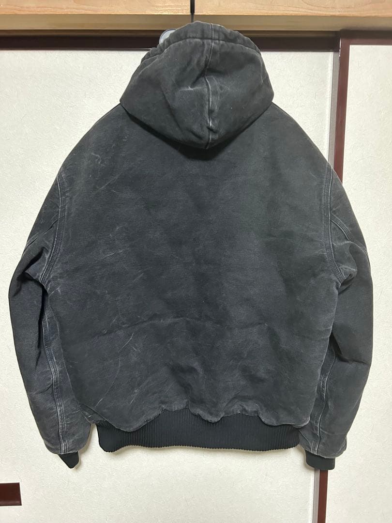 90s Carhartt カーハートアクティブジャケットUSA製 BLK