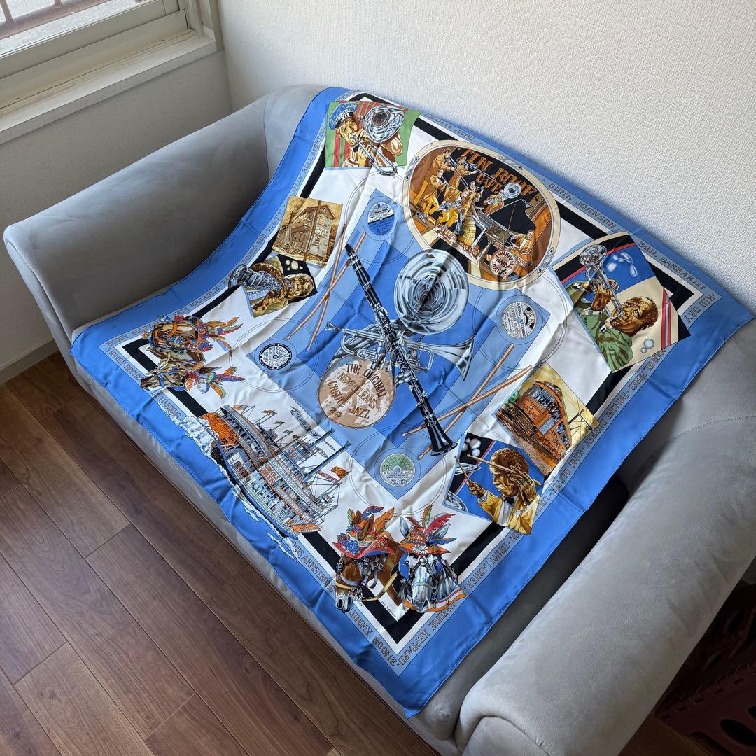 エルメス カレ 90 スカーフ ニューオリンズ クレオール ジャズ 1923